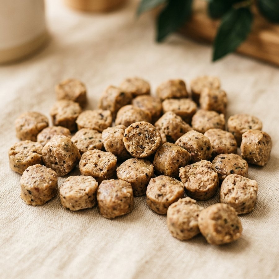 Close-up of Joint & Mobility Daily Chews showing the soft, palatable chew texture